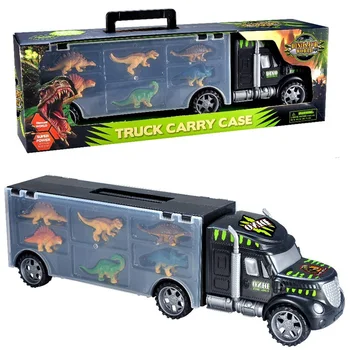 

Car Toys For Boys Plastic Interactive Car Toys For Children Diecast Dinosaur Cars Truck Toy Transport Vehicle Kids Birthday Gi