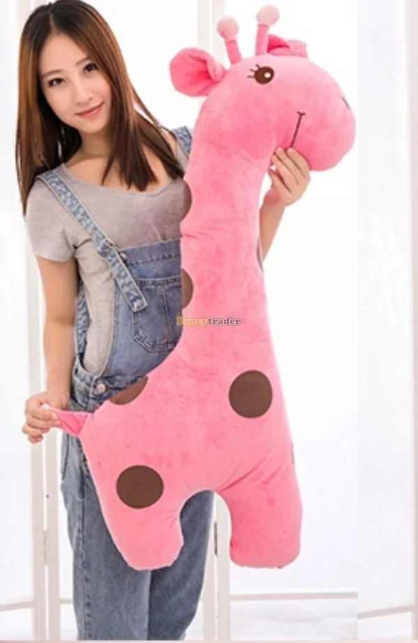 Fancytrader 2014 39'' 100cm Cute Giant Plush Stuffed Giraffe Doll with 3 Colors,Gift for Kid Girl Free Shipping FT50054 (3)