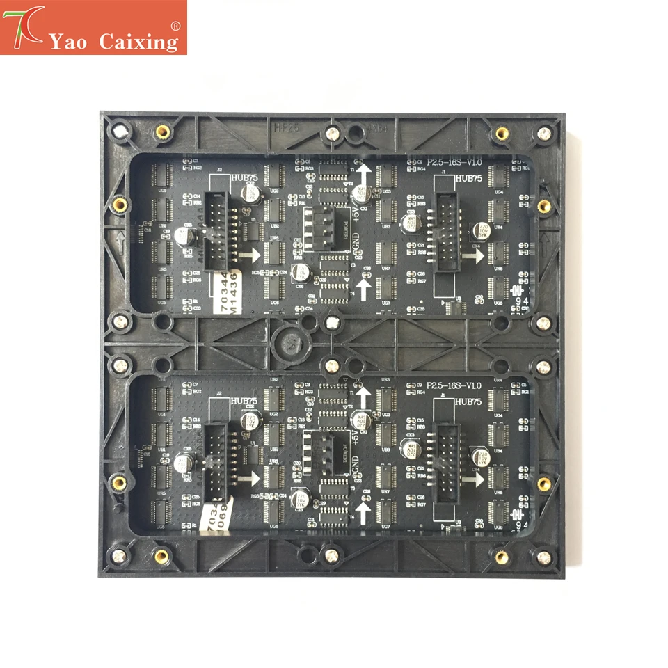 Матрица точечная светодиодная SMD2121 64x64 P2.5 RGB для рекламы панель экрана hub75