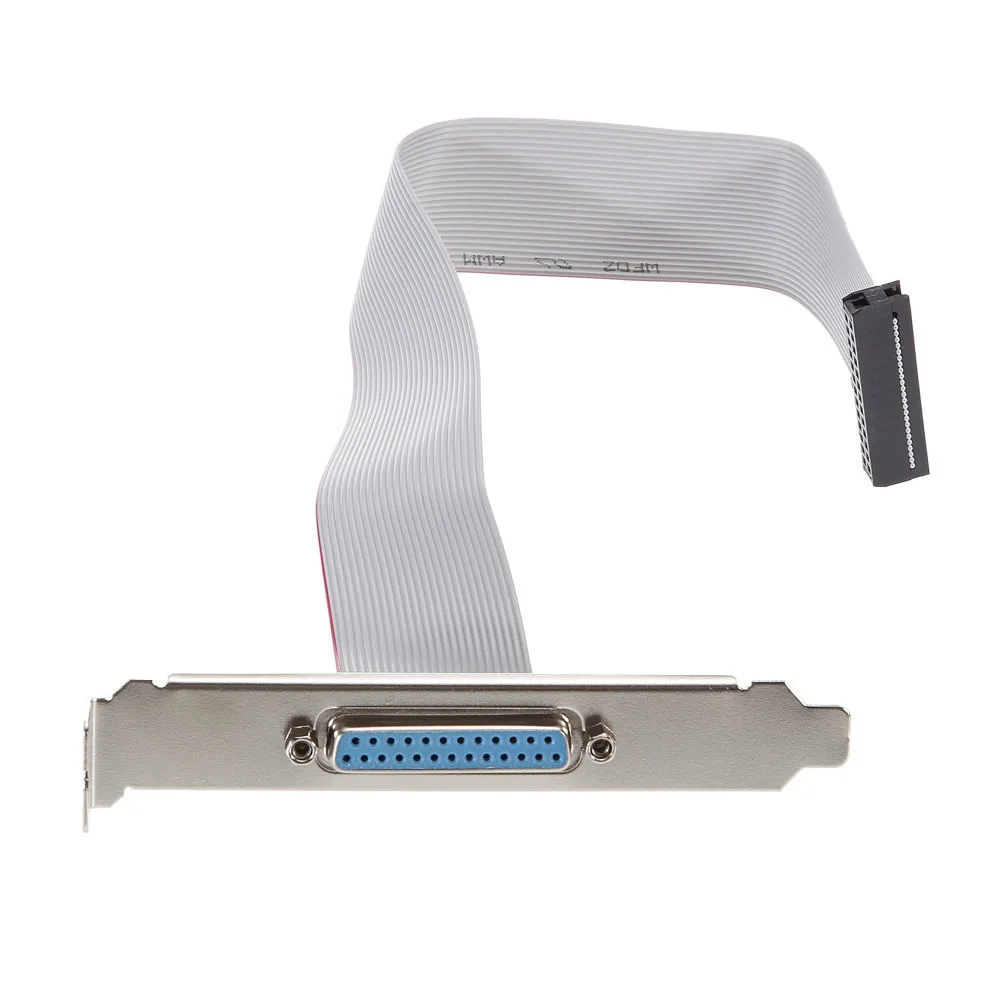 

JST16 Port Serial Parallel Pci Slot Header Cable Bracket 25 Pin Female To Db25 Pin Bracket With Cord