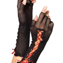 Черный, красный Кружево до ажурные митенки Прихватки для мангала lc73118