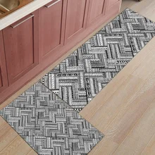 Серый этнический геометрический под домашним питомцем миска для воды еды 2 шт. дверные коврики для входного Пути Грязи мусора грязи Траппер загрузки скребок для обуви