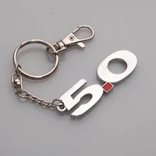 BBQ@ FUKA металлический автомобильный брелок 5,0 брелок для ключей для XJL XJ XF автомобильный Стайлинг авто аксессуары рекламный подарок сувенир