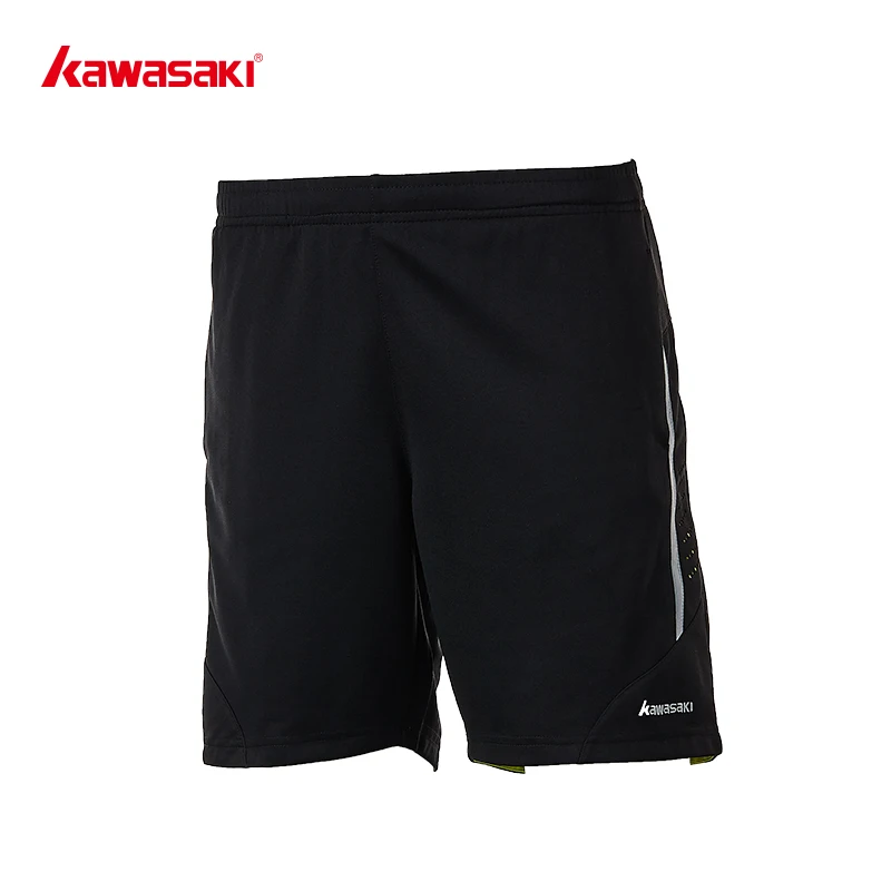 Kawasaki летние мужские шорты для бега спортивные шорты для тренировок беговые Быстросохнущий полиэстер легкие спортивные шорты для отдыха SP-T1602 - Цвет: SP-T1602 Black