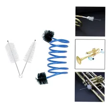 3 шт аксессуары для музыкальных инструментов маленький набор для чистки веревка щетка-насадка поршневая щетка