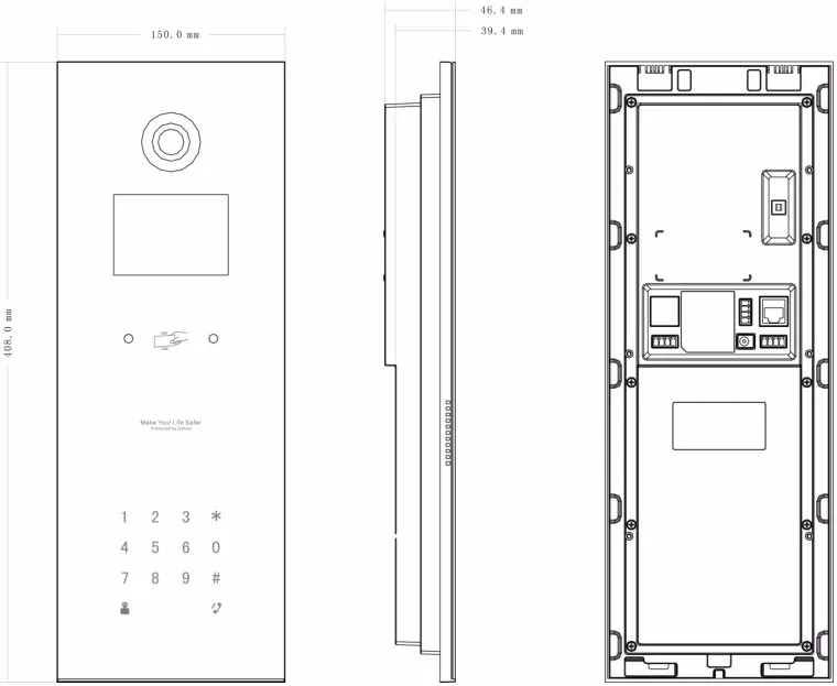 vto1220BW dimension
