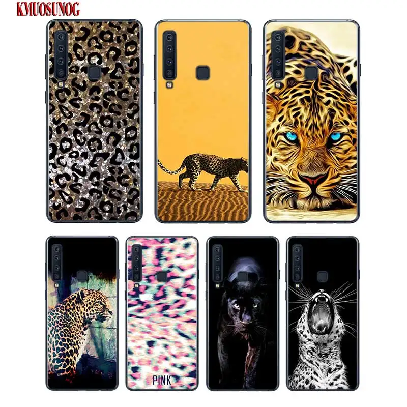 

Black Silicon Phone Case Cheetah leopard Jaguar Fashion For Samsung A6S A8S A6 A7 A8 A9 A5 A3 Star Plus 2018 2017 2016 Cover