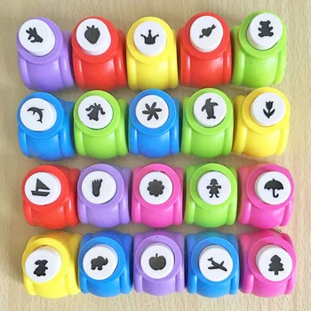 

Mini Scrapbook Punches Handmade Cutter Card Craft Calico Printing Flower Paper Craft Punch Hole Puncher Shape DIY Tool