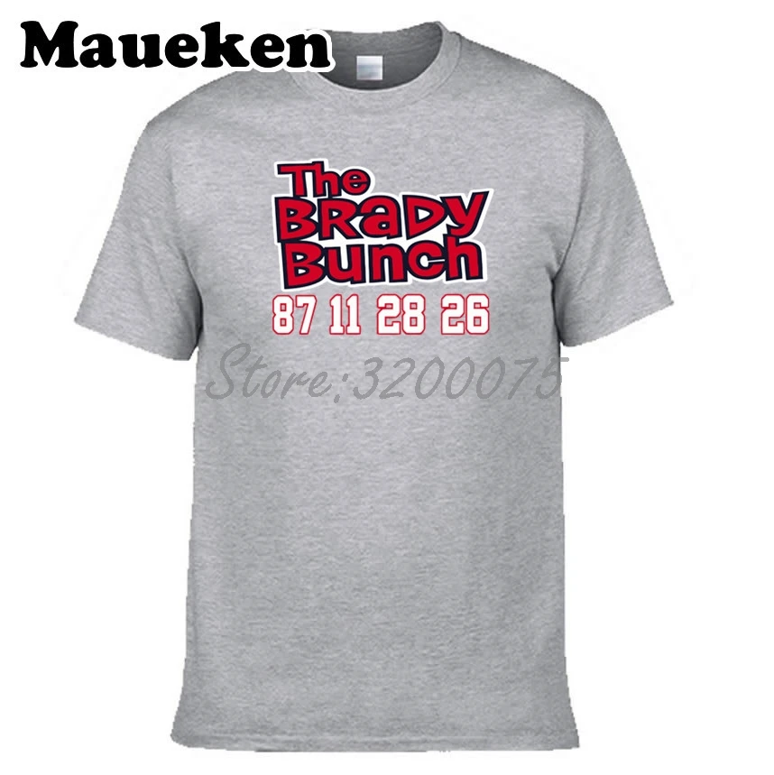 Мужская футболка Tom Brady 12 New England Bunch Julian Edelman 11 James White 28 Sony Michel 26 W19010202|Футболки| |