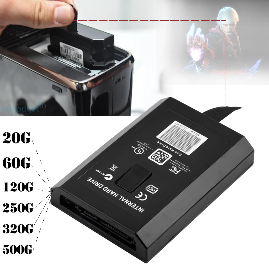 20GB/60/120/250GB/320GB/500GB Hard Disk Drive for Internal Hard Driver