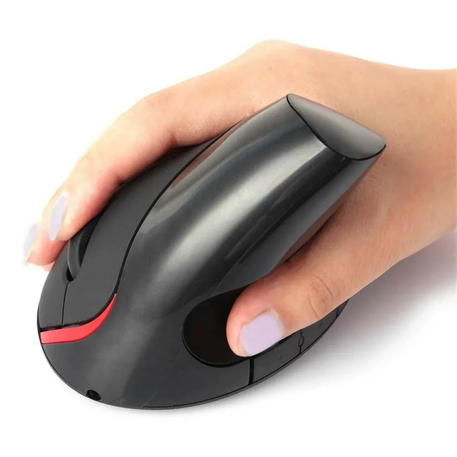 Basix 2.4G Wireless Mouse Ergonomic Optical 1600dpi Gaming Mouse1