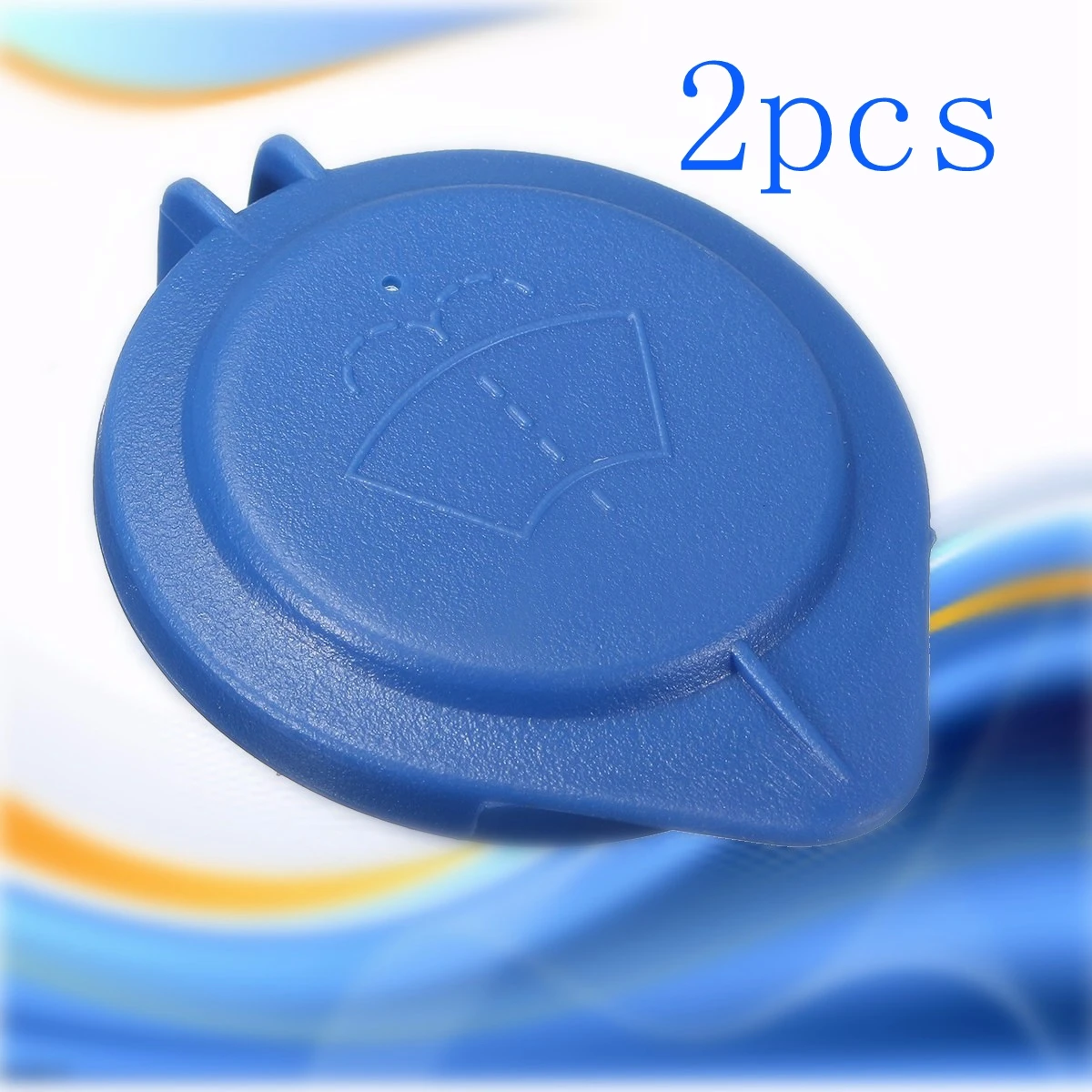 

2pcs Car Windshield Washer Bottle Cap Cover Windscreen Washer Bottle Cap for Citroen C5 C6/Peugeot 3008 407 5008