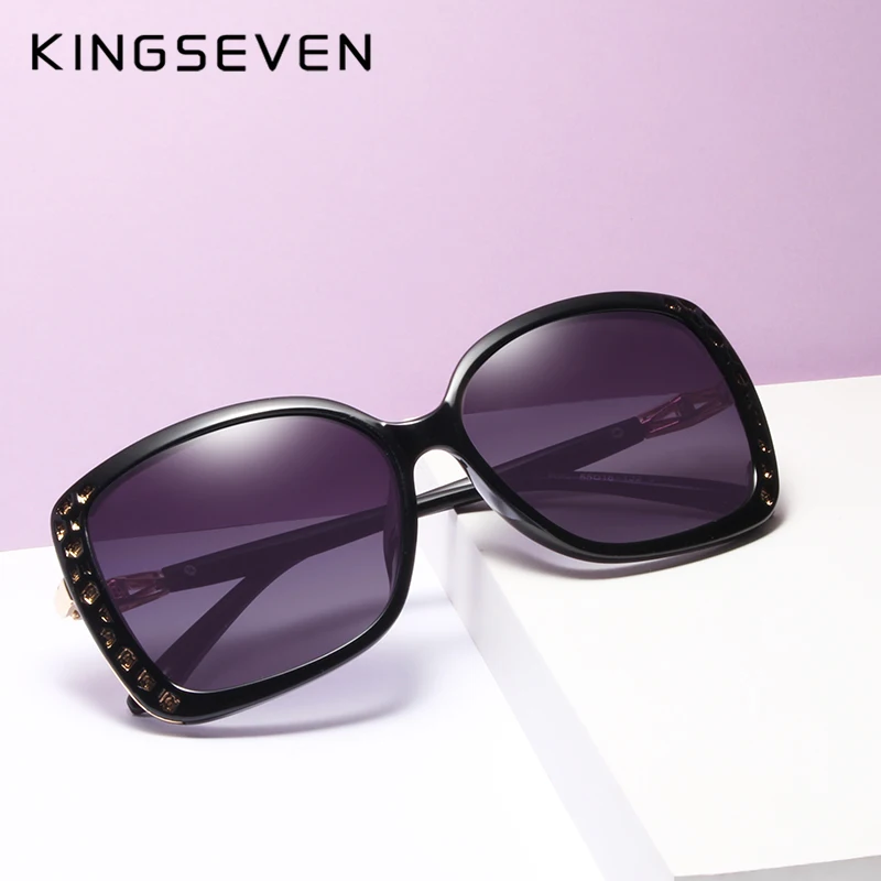 Goede KINGSEVEN Originele Zonnebril Vrouwen Gepolariseerde Elegante Vlinder Ontwerp Voor Dames Zonnebril Vrouwelijke Oculos De Sol Shades 7543