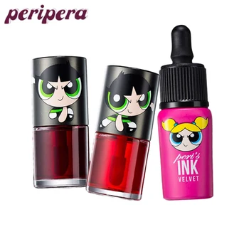 

PERIPERA Ink The Velvet The Powerpuff Girls Limited Liquid Lip Gloss Long Lasting Waterproof Lipstick Moisturizing Lip Tint