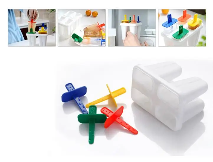 2017 Newest Creative Ice Grid Box DIY Cream Tools Cooking Stick Making Mold Hot Sale 667 | Дом и сад