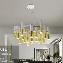 Современные светодиодные люстры для столовая гостиная Глод люстра Освещение AC85-265V