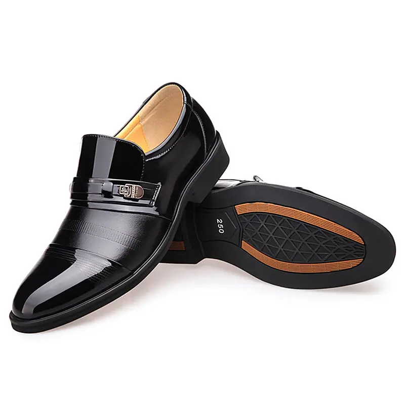 Классические мужские туфли-оксфорды с острым носком на плоской подошве; парадная обувь; цвет черный, коричневый; Летняя мужская повседневная обувь в деловом стиле; обувь для вечеринок