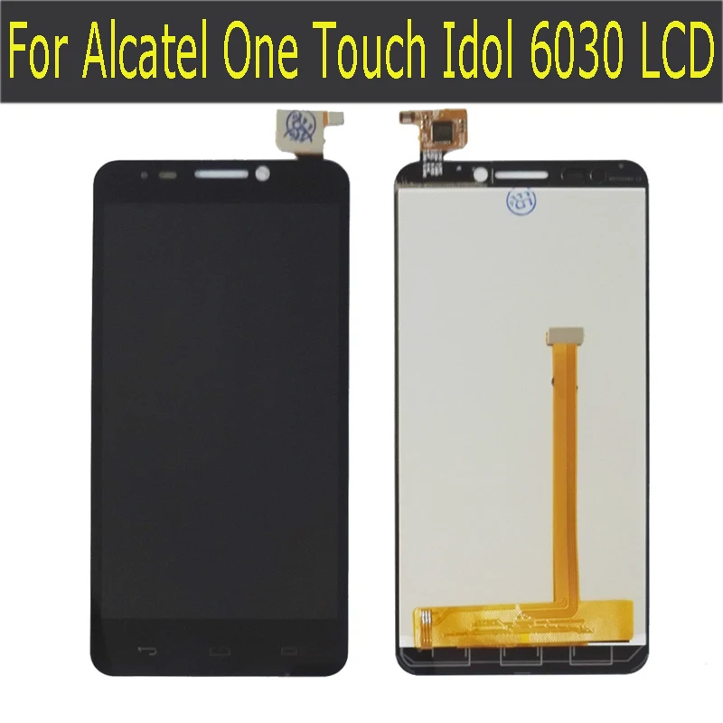 Для Alcatel One Touch Idol 6030 6030A 6030D 6030X полный сенсорный экран дигитайзер стеклянный