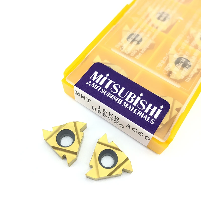 

20pcs MMT 16ER AG60 UE6020 Thread Turning Tool Carbide Insert Lathe Cutter Tool turning inserts Cutting Tools CNC 16ERAG60