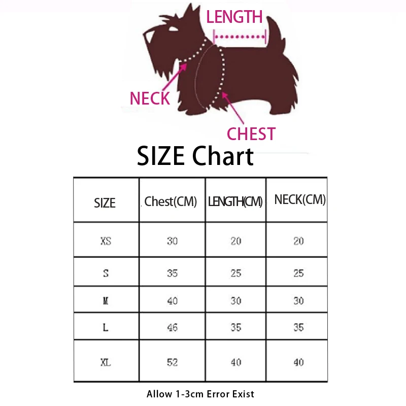 Small Dog Breed Size Chart