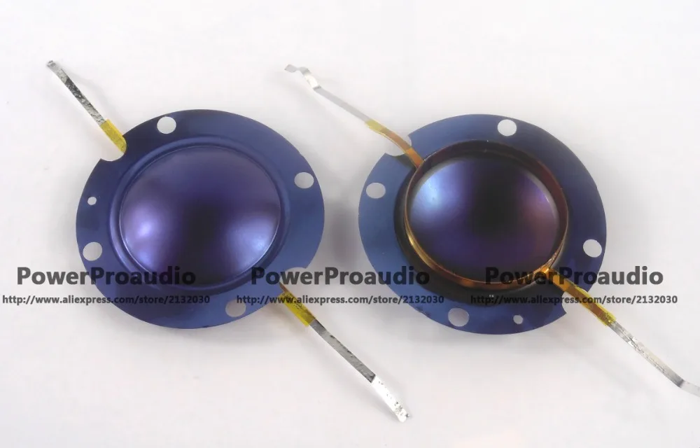 

2PCS 32mm EV Blue Titanium diaphragm DH2010, DH3, 2010A - Electro Voice ,8 ohm Aluminium Flat Wire Voice coil Diaphragm 8Ohm