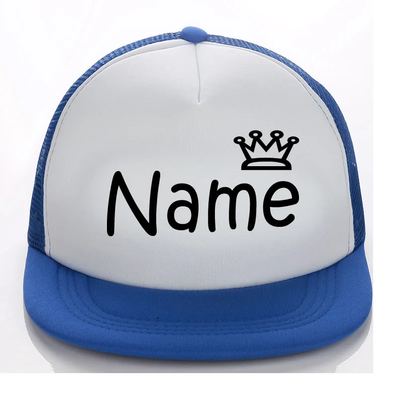 

Kids Baby Child Name crown I am Perfect Printed Children Son Daughter DIY Personal Cap Baseball Cap Gift
