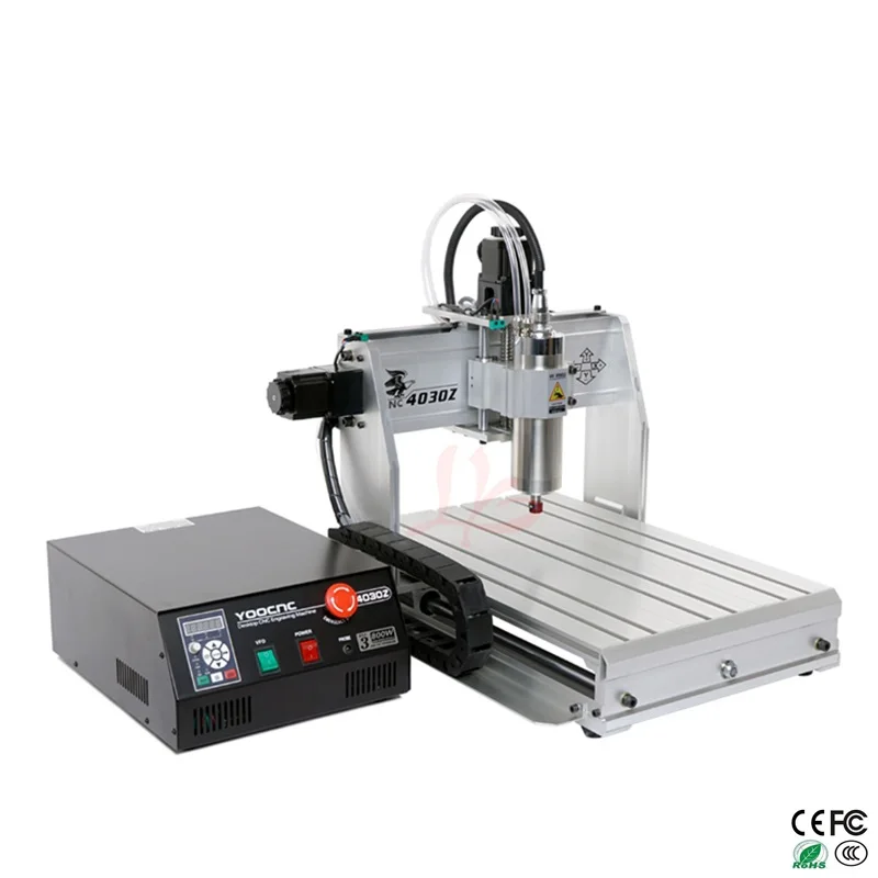 Китайский CNC 4030Z 1500W 4 оси маршрутизатор гравер шариковый винт для резки