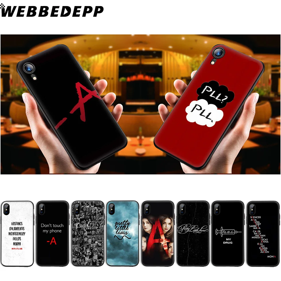 WEBBEDEPP Pretty Little Liars Tv Мягкий силиконовый чехол для iPhone 11 Pro Xr Xs Max X или 10 8 7 6 6S Plus 5 5S SE Case
