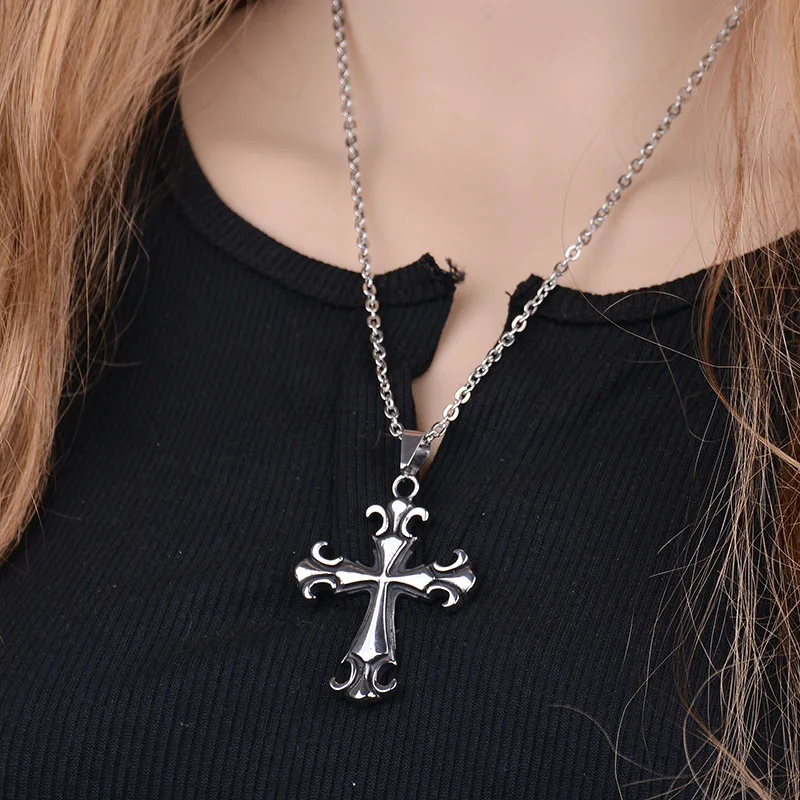 New Classic Style 316L Stainless Steel Chain Necklace Titanium Steel