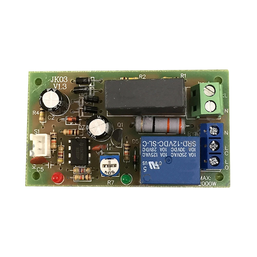 Ac 220v Trigger Delay Switch Turn On Off Board Timer Relay Module Plc Adjustable