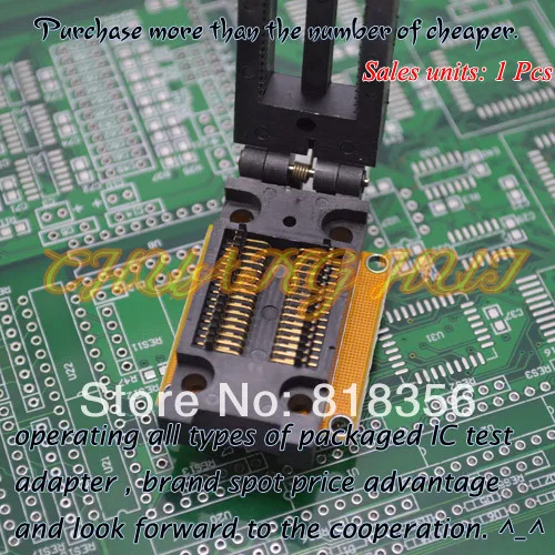 SOP32 to SOP32 test socket SOP32 FP32 SOIC32 ic socket  width=14.2mm