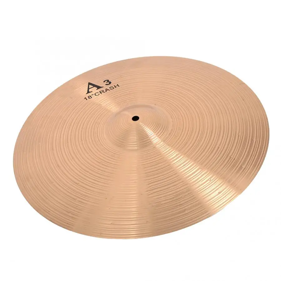 A3 барабан Cymbal 18in латунный металлический барабан Cymbal музыкальный ударный инструмент Запчасти Аксессуары