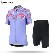 Xintown Для женщин Vélo комплекты Лето mtb велосипеда Велосипедная форма дышащий велосипед одежда Ropa Ciclismo велосипед Джерси
