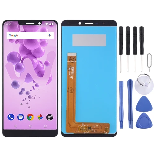 

LCD Screen and Digitizer Full Assembly for Wiko View Go(Black)