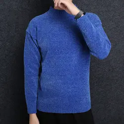 Новинка 2018 года модные брендовые свитеры для женщин для мужчин s пуловер Водолазка Slim Fit Джемперы Вязание Теплые Зимние Корейский стильн