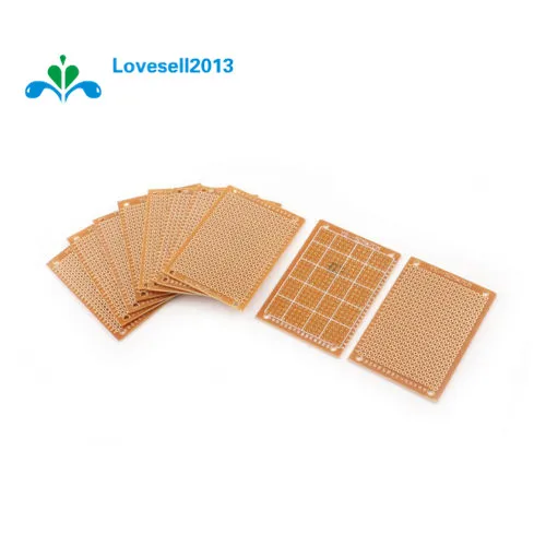 

10Pcs 5 x 7cm DIY Prototype Paper PCB Universal Board Experiment Matrix Circuit Shield Free Shipping