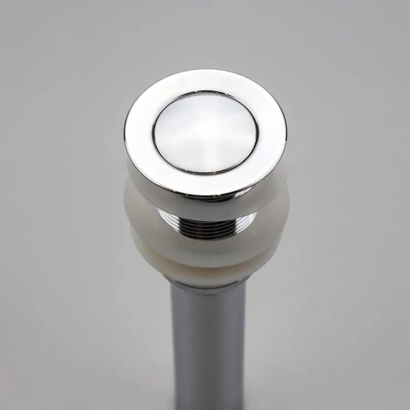 

Chrome Bathroom Lavatory Vessel Basin Sink Pop Up Drain Without Overflow KD208