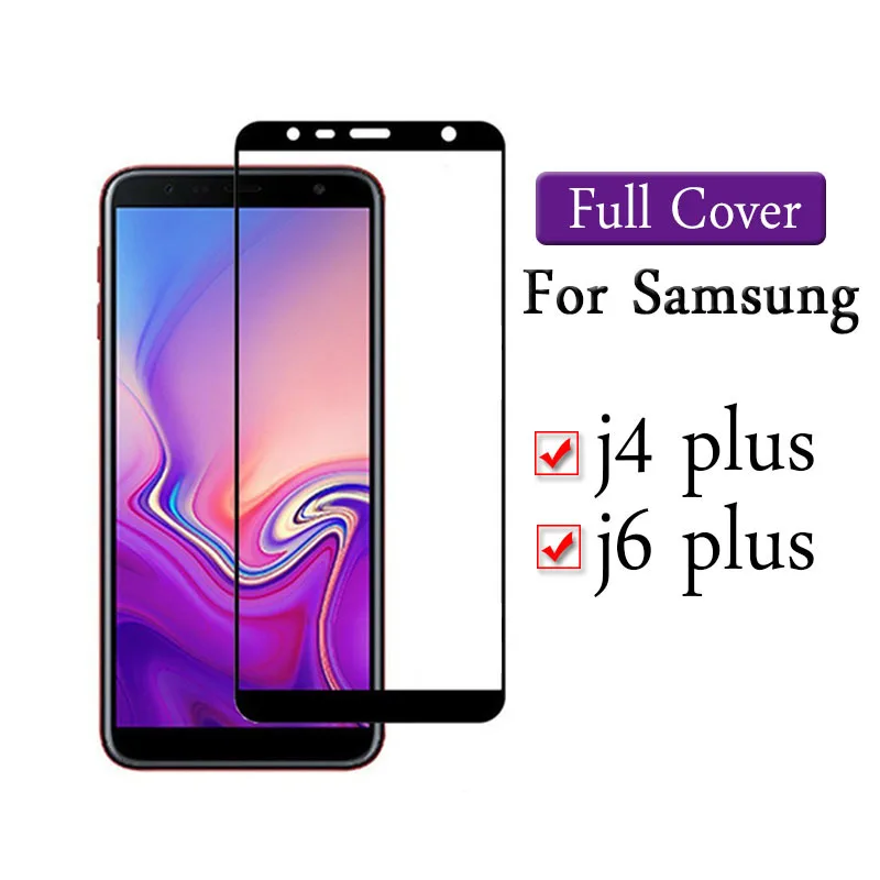 J4 plus Защитное стекло для Samsung j6 Защитная пленка экрана Galaxy j6plus j4plus закаленное Samsun