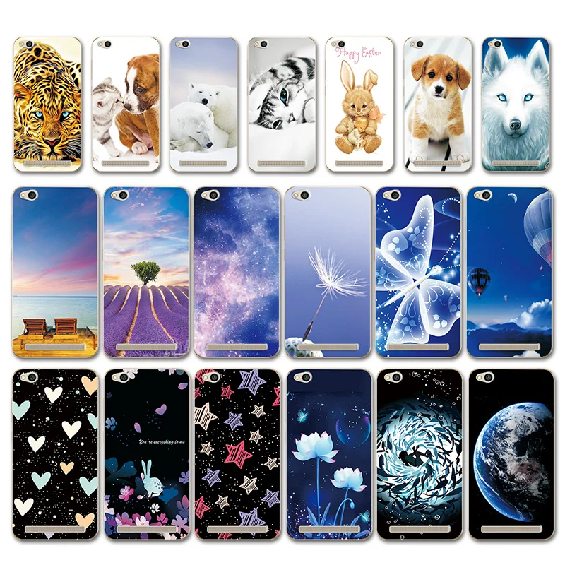 

Love Heart Fundas For Xiaomi Redmi 5 6 7 Case Soft TPU Cover Capa For Xiaomi Redmi 5A Sky Star Phone Bags Redmi 5 Plus Coque
