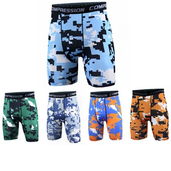 

3XL Men Short fitness Quick-drying camouflage shorts compression Active shorts Sweatpants Bodybuilding Leggings men short pants