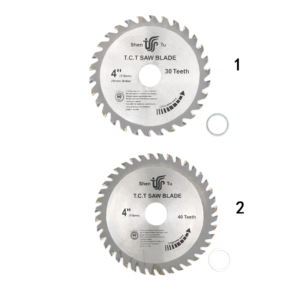 1 шт. 30 T/40 T TCT общая резка по дереву 110 мм режущий диск с твердосплавным наконечником для DIY& decoration