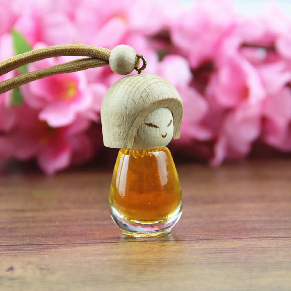 سيارة قلادة العطور دمية العطر معطّر الهواء رائحة السيارات الناشر مرآة الرؤية الخلفية الديكور الزيوت الأساسية التبعي هدية