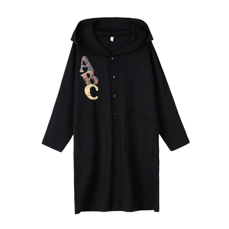 En 2018 Poussière Han Chic Nouvelle Lulu Automne Longue De Black Manteau Court Et Femmes La Joker Printemps Édition Au ztxfnq