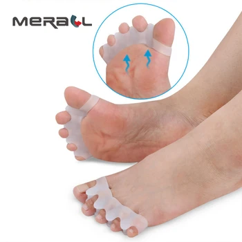 

Gel Toe Five Fingers Separation Brace Support Fixing Bigfoot Bone From Bunion Big Toe Soft Foot Care Straightener Corrector Tool