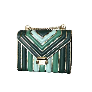 

Reservation Style Ladies Genuine Leather Diamond Lattice Handbag Women Handbags Fashion houlder Bag