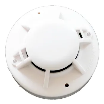 

7pcs/Lot 2-Wire Conventional Smoke Detector Two LEDs Blink Standby 360 degree visibility For Fire Alarm System CJ-S102