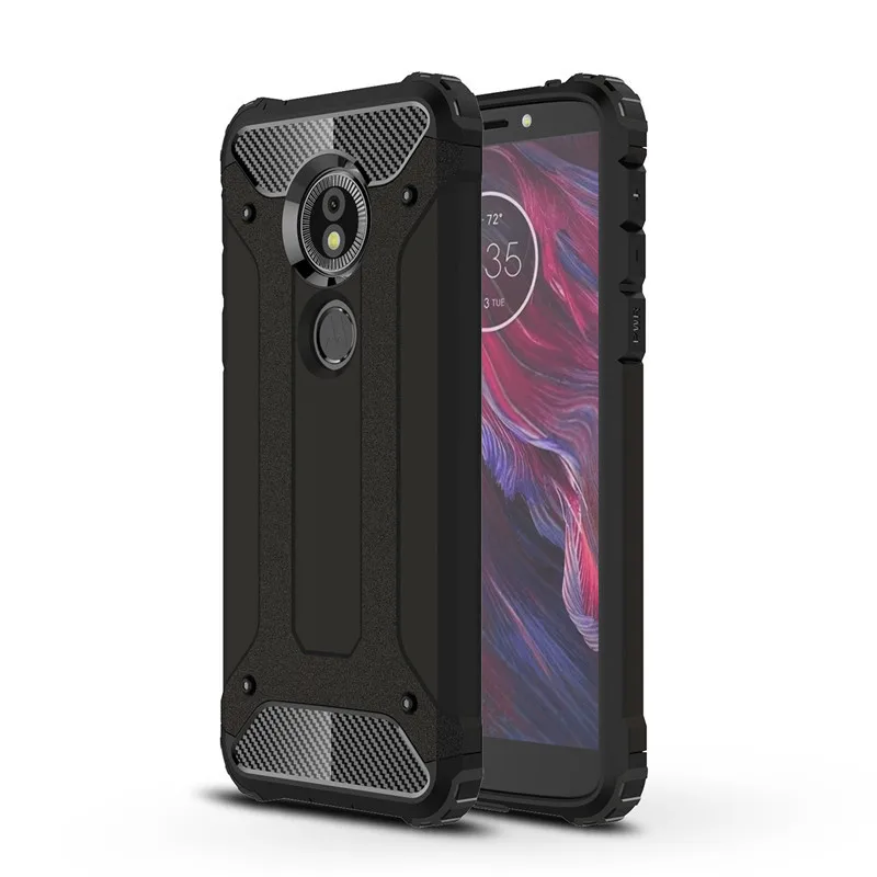 Противоударный чехол для Motorola Moto G6 G5 G5S E5 G4 Plus Z Play Force G3 E3 M TPU + PC Гибридный