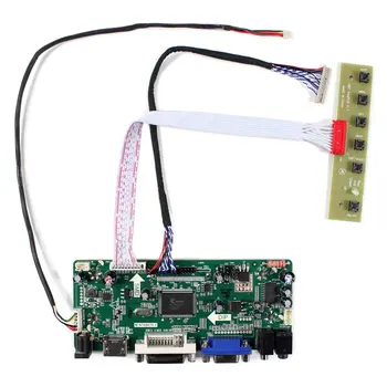 

HDMI+VGA+DVI+Audio LCD Driver Board Wok for 12.1" LQ121K1LG52 1280x800 LCD Screen