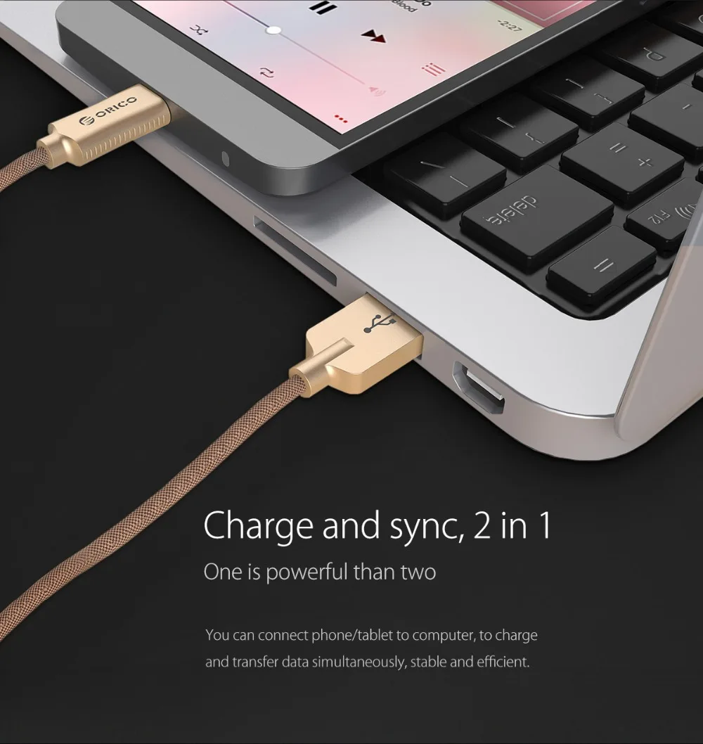 ORICO usb type-C кабель USB для синхронизации и зарядки Макс. A кабель для передачи данных для huawei P9 Macbook LG G5 Xiaomi Mi 5 htc 10 и многое другое