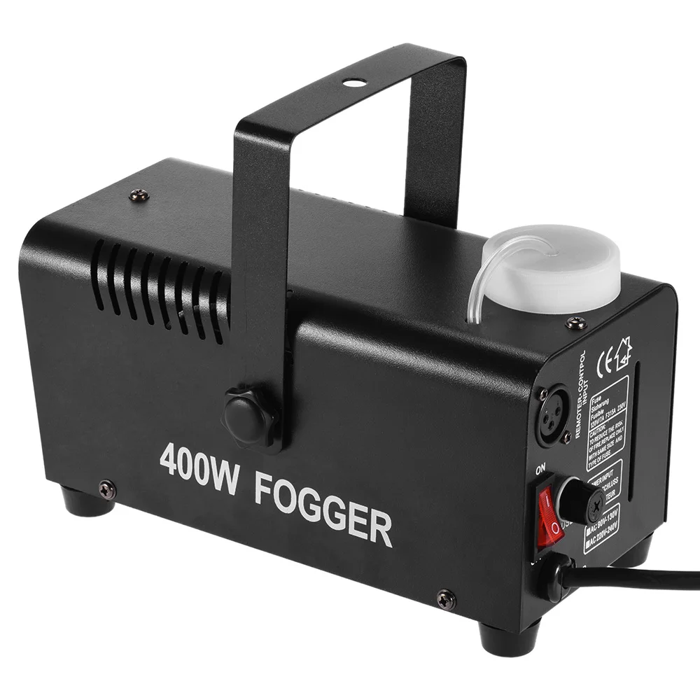 

400 Watt Fogger Fog Smoke Machine with Wired Remote Control for Party Live Concert DJ Bar KTV Stage Effect